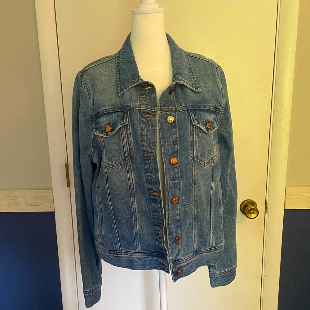 NWOT J. Crew Jean denim jacket sz XL